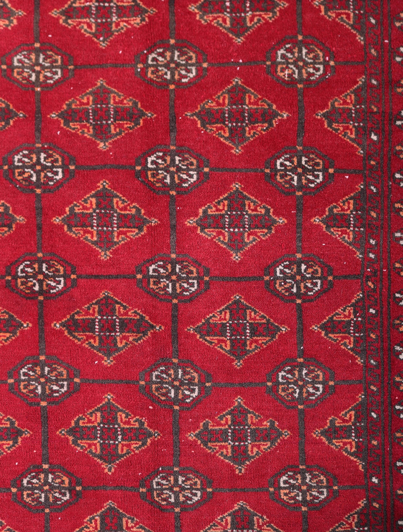 Vintage Baluchi Persian Rug – Crimson Whisper