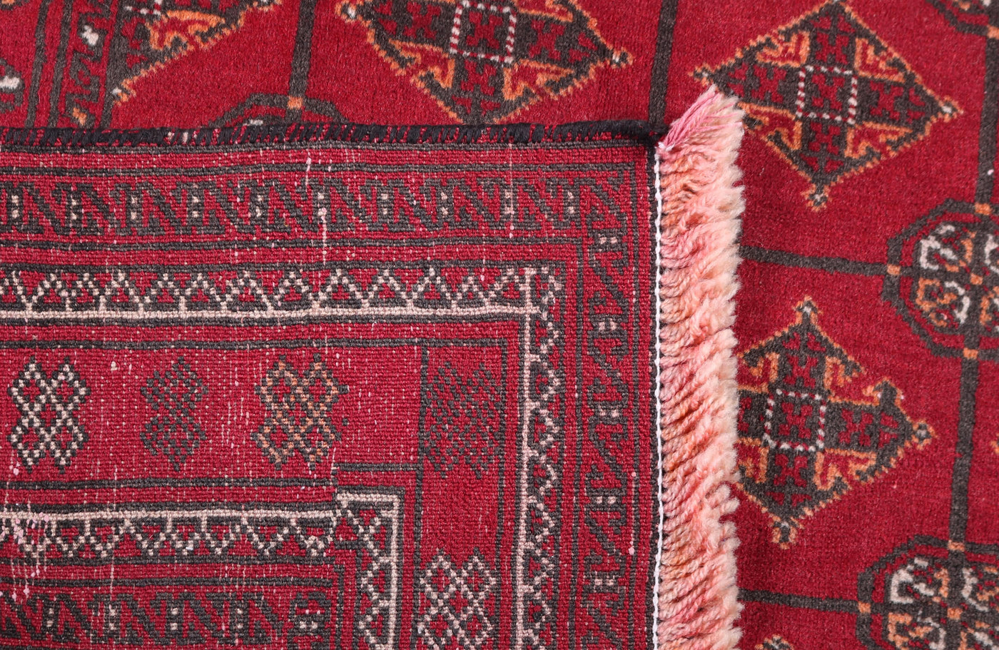 Vintage Baluchi Persian Rug – Crimson Whisper