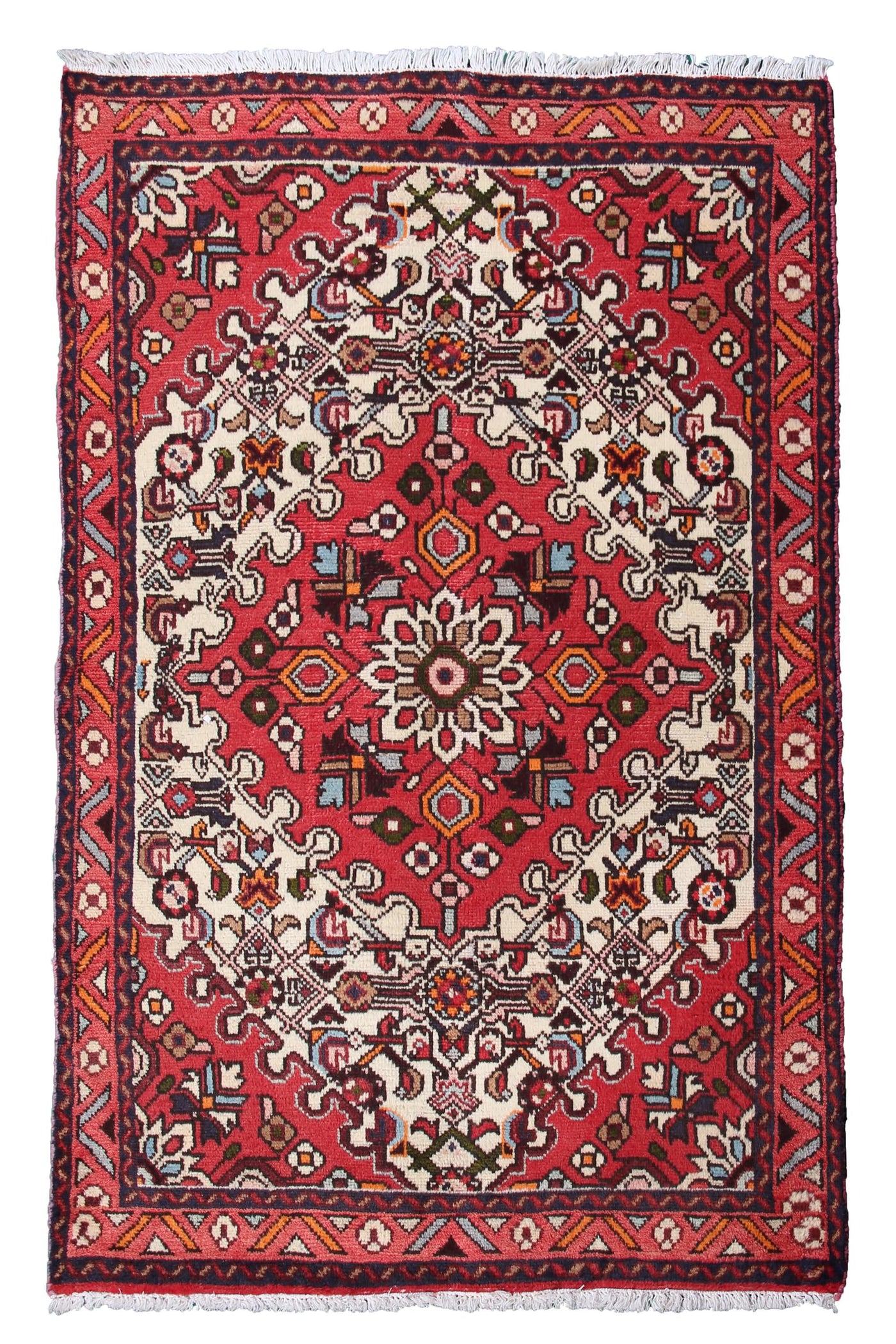 Vintage Saveh Persian Rug – Wine Matrix
