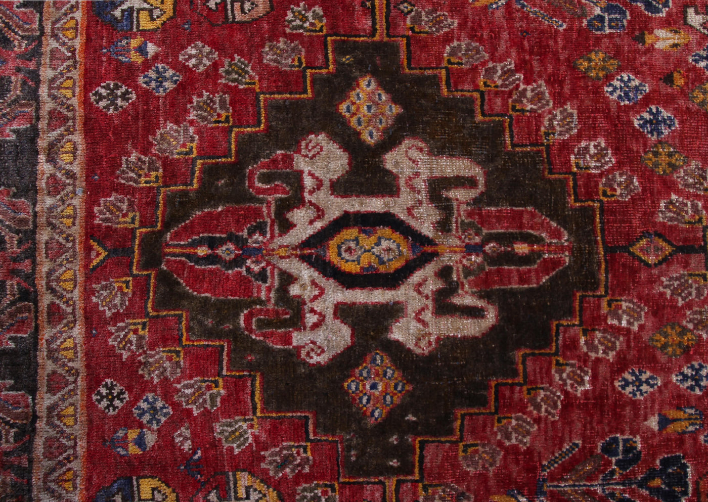 Vintage Shiraz Persian Rug – Shadow Crest