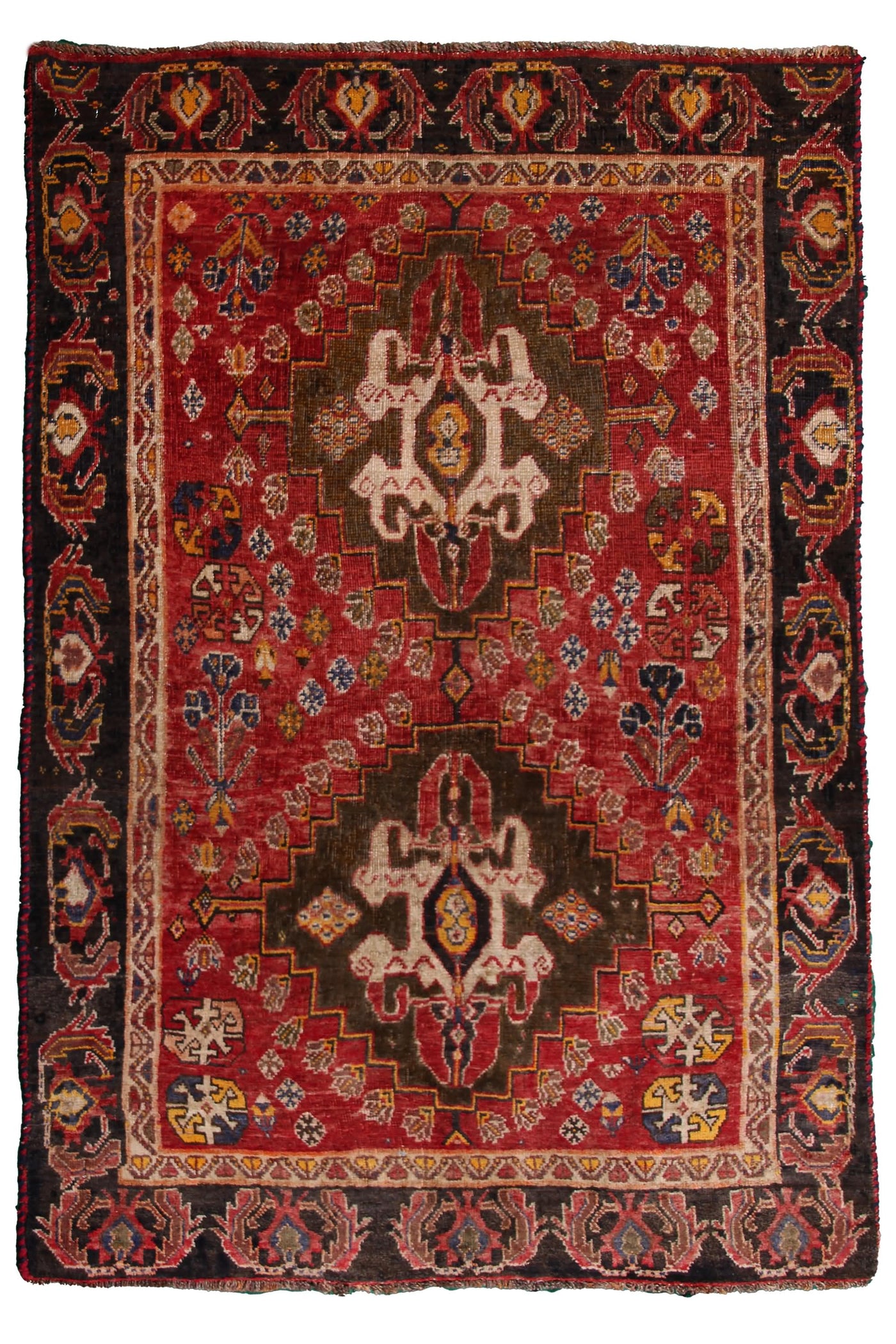 Vintage Shiraz Persian Rug – Shadow Crest