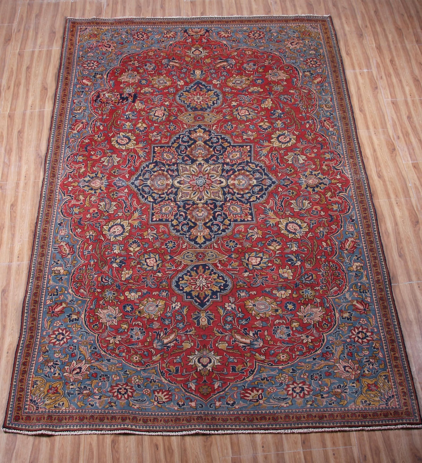 Vintage Sarouk Persian Rug – Cerulean Relic