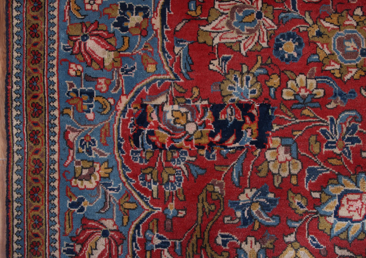 Vintage Sarouk Persian Rug – Cerulean Relic