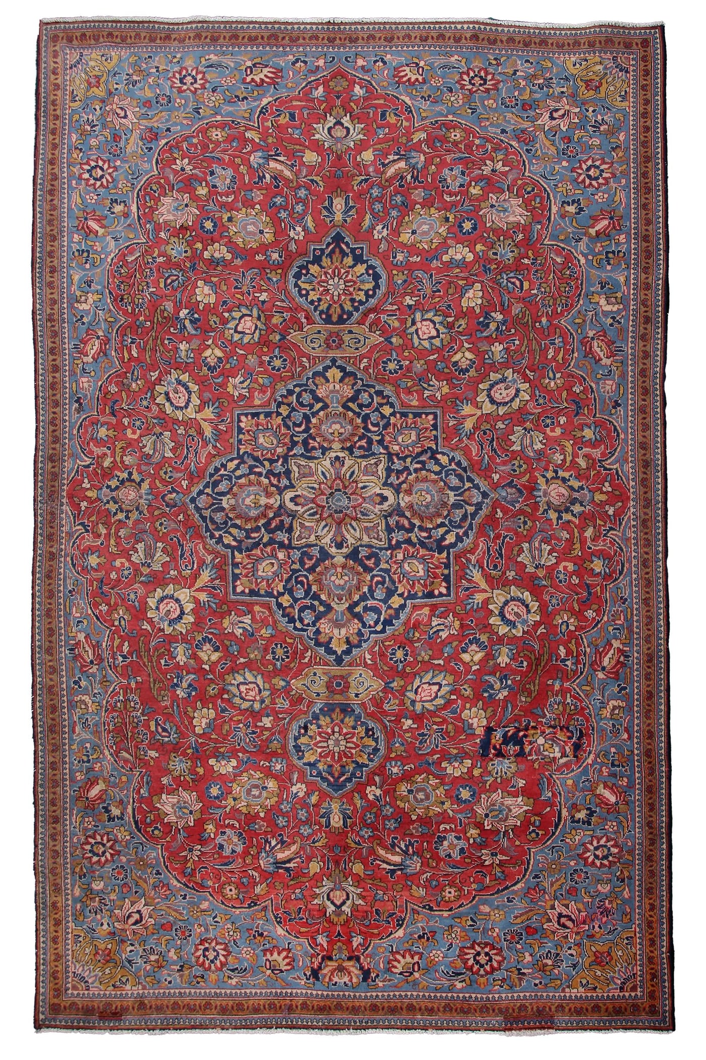 Vintage Sarouk Persian Rug – Cerulean Relic