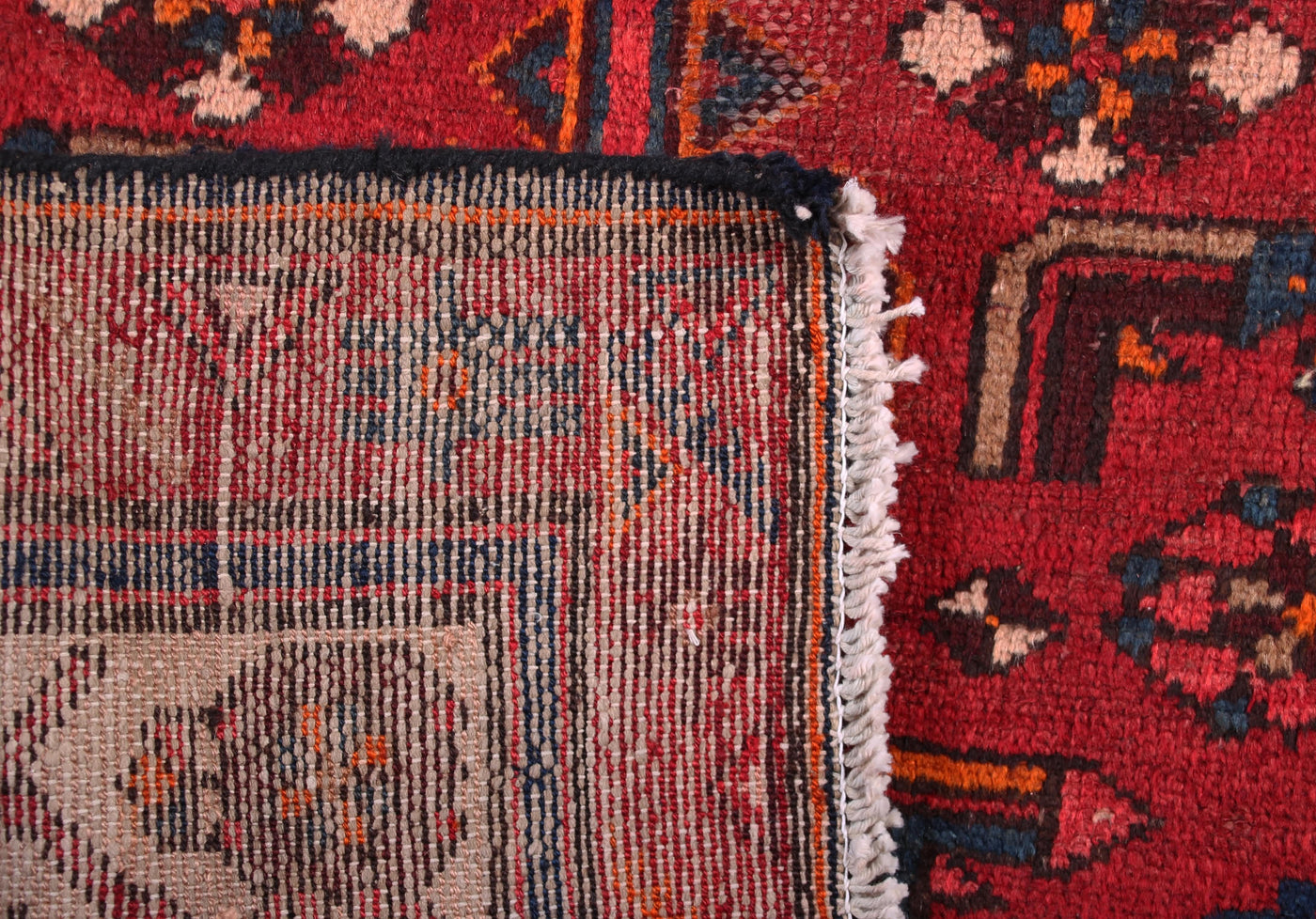 Vintage Zanjan Persian Rug – Auburn Emblem