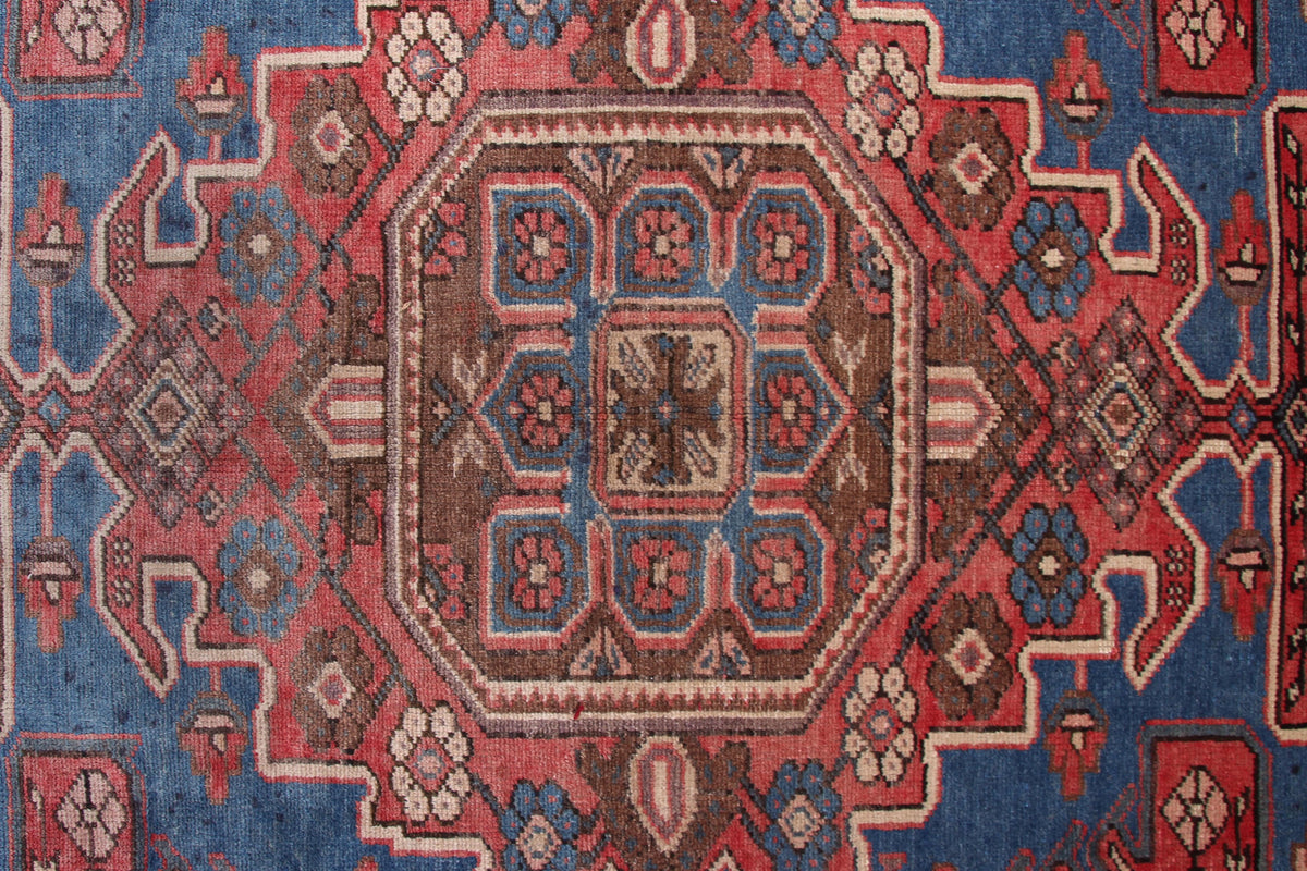 Vintage Bakhtiari Persian Rug – Cobalt Fade
