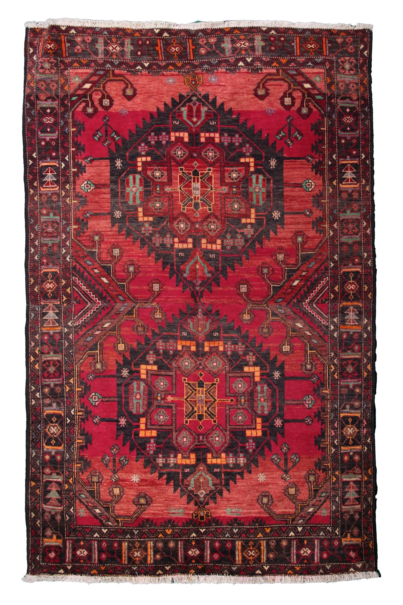 Vintage Lori Persian Rug – Pomegranate Whisper