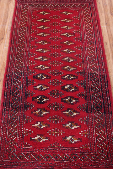 Turkmen Persian Rug, 74 x 152 cm