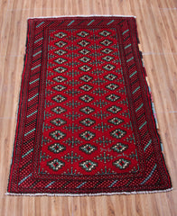 Turkmen Persian Rug, 90 x 140 cm