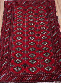 Turkmen Persian Rug, 90 x 140 cm