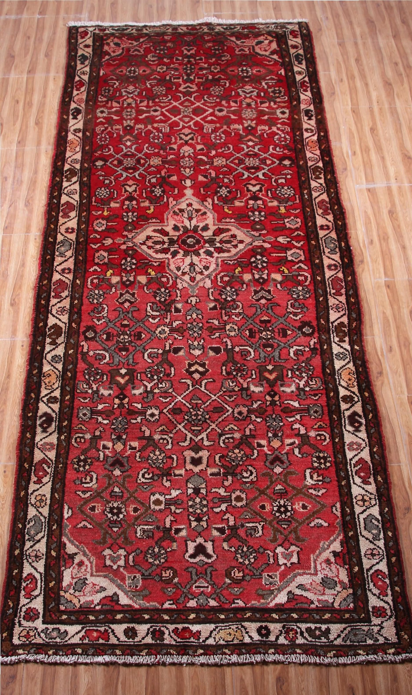 Vintage Hamadan Persian Runner Rug – Bone Bands