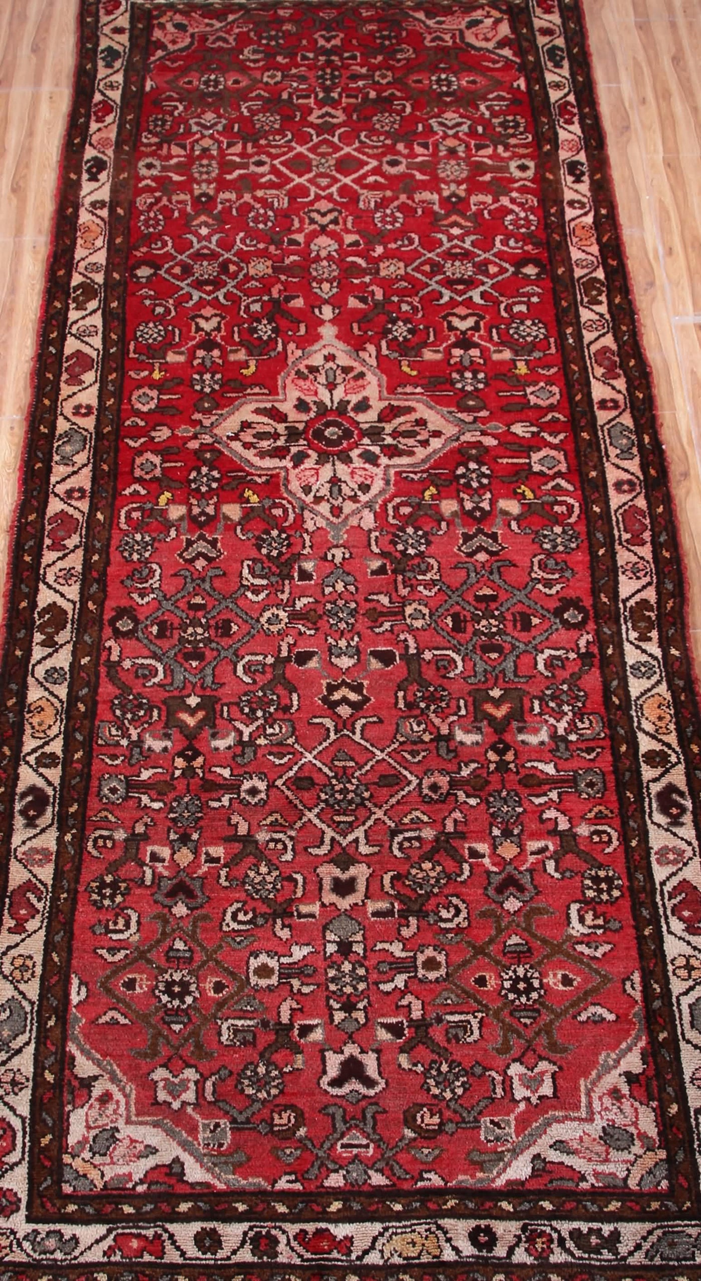 Vintage Hamadan Persian Runner Rug – Bone Bands