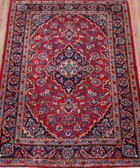 Kashan Persian Rug, 100 X 135 cm