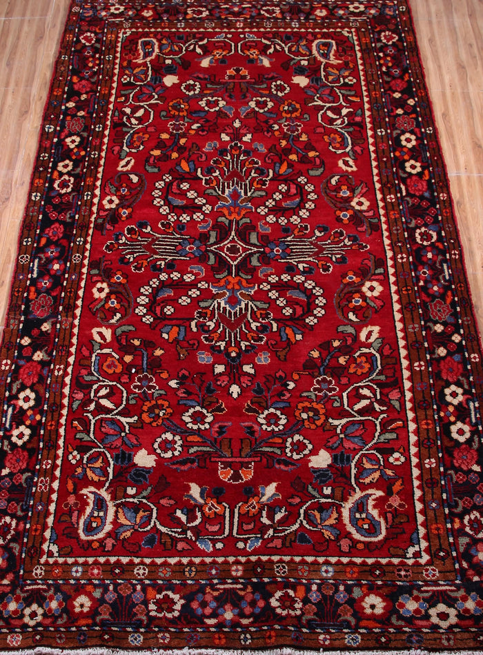Vintage Hamadan Persian Rug – Ember Drift