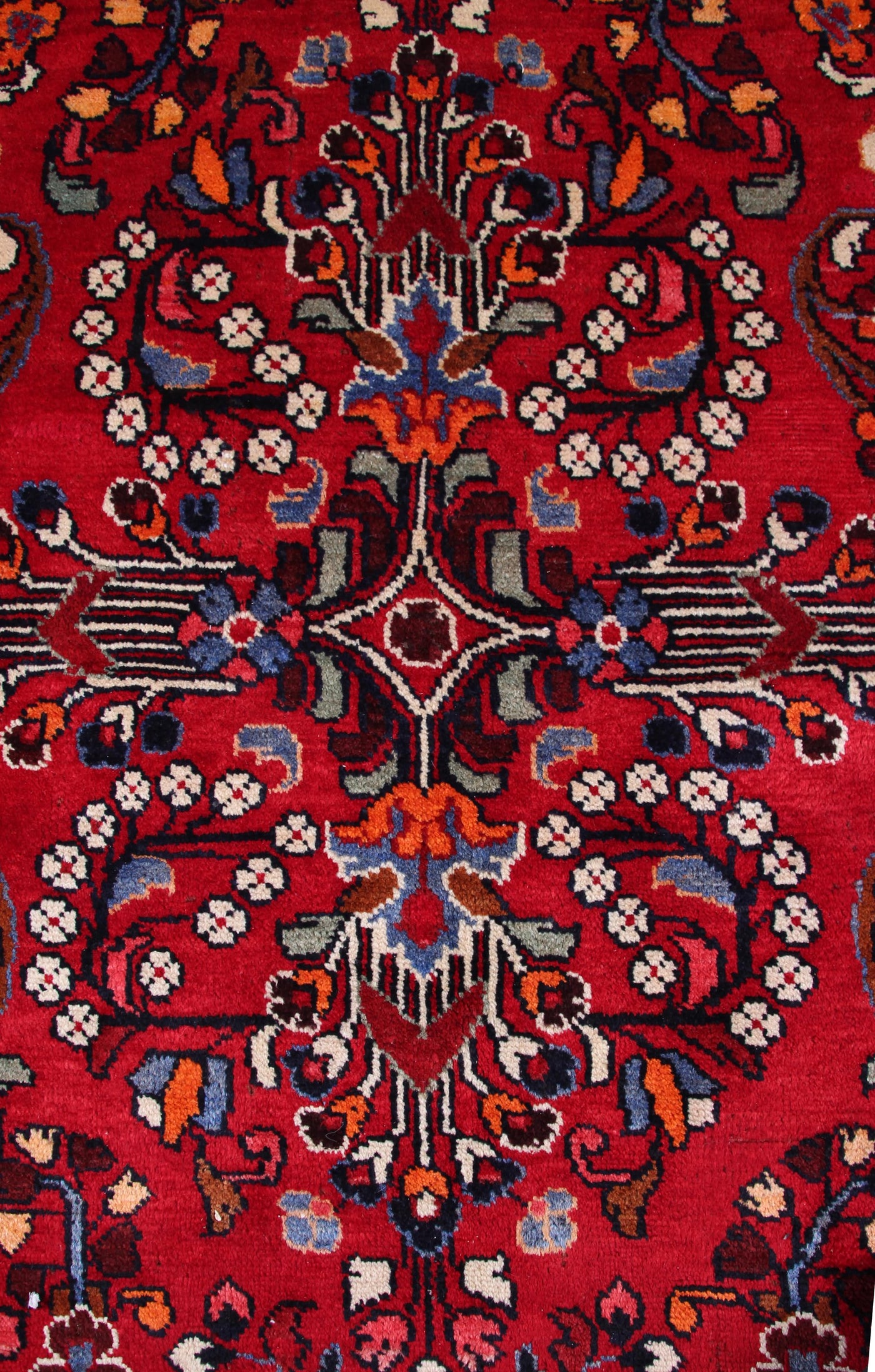 Vintage Hamadan Persian Rug – Ember Drift