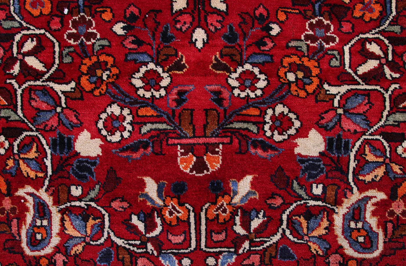 Vintage Hamadan Persian Rug – Ember Drift