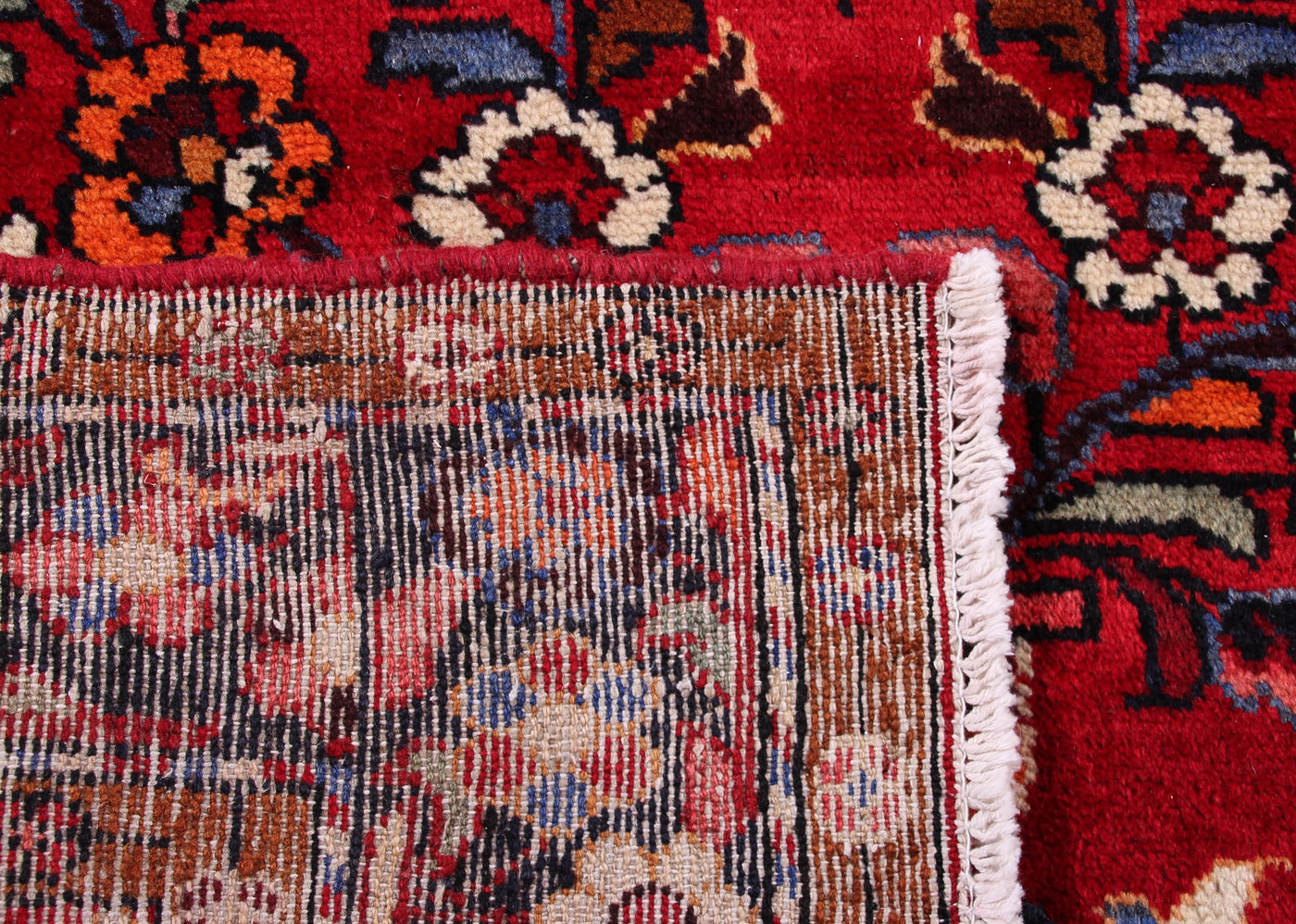 Vintage Hamadan Persian Rug – Ember Drift