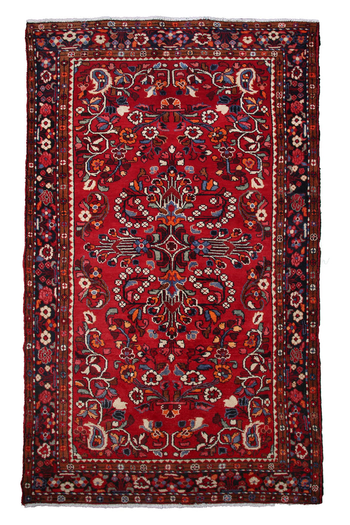 Vintage Hamadan Persian Rug – Ember Drift