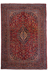 Kashan Persian Rug, 200 X 296 cm