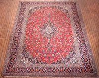 Kashan Persian Rug, 305 X 415 cm room view