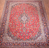 Kashan Persian Rug, 305 X 415 cm full rug view