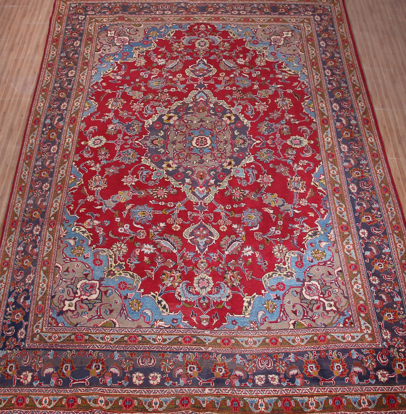 Vintage Sabzevar Persian Rug – Linen Relic