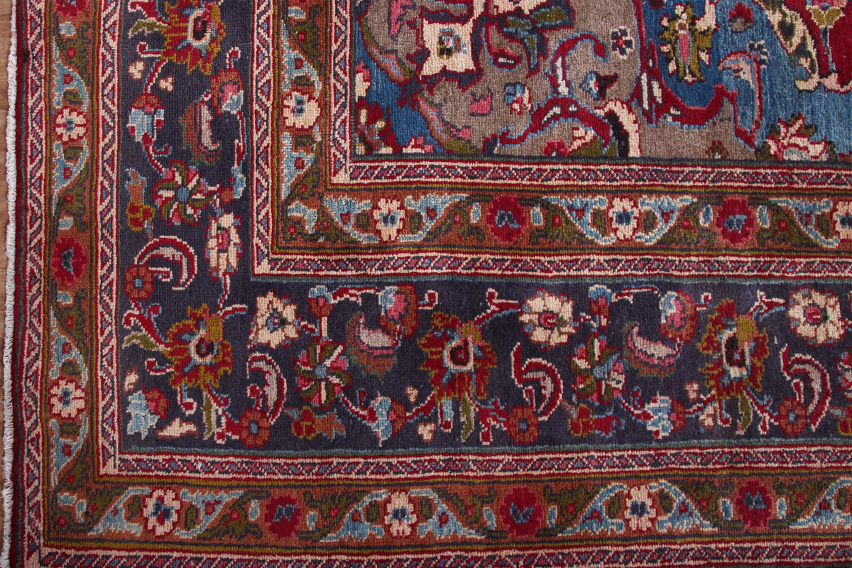 Vintage Sabzevar Persian Rug – Linen Relic