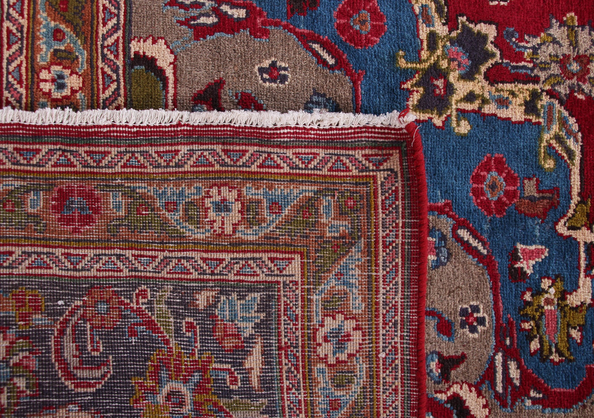 Vintage Sabzevar Persian Rug – Linen Relic