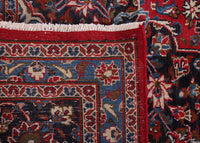 Mashad Persian Rug, 300 x 385 cm corner detail