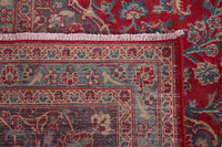 Mashad Persian Rug, 283 x 393 cm corner detail