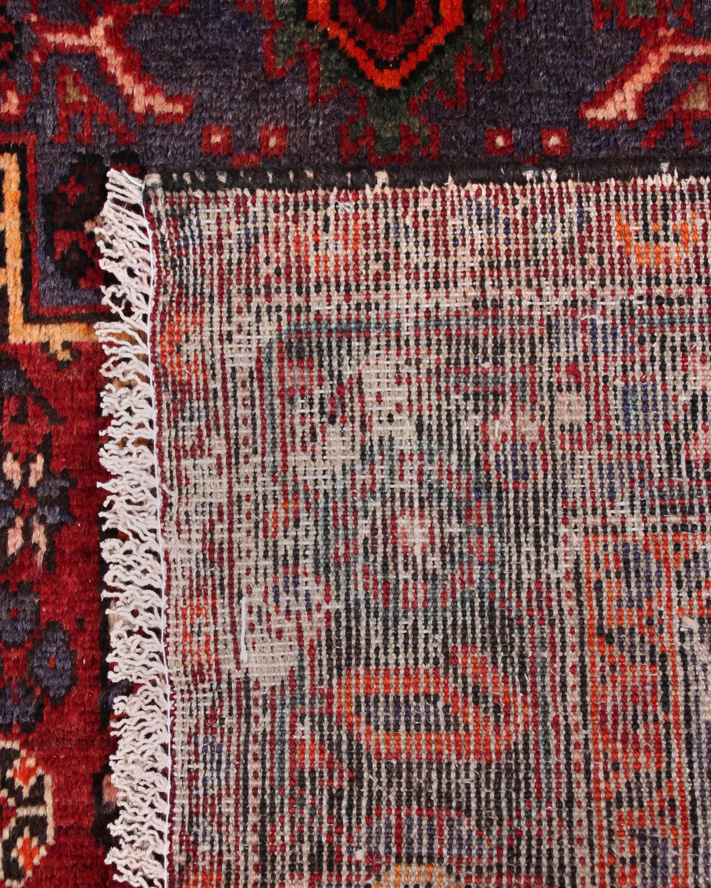 Vintage Zanjan Persian Rug – Ivory Lattice