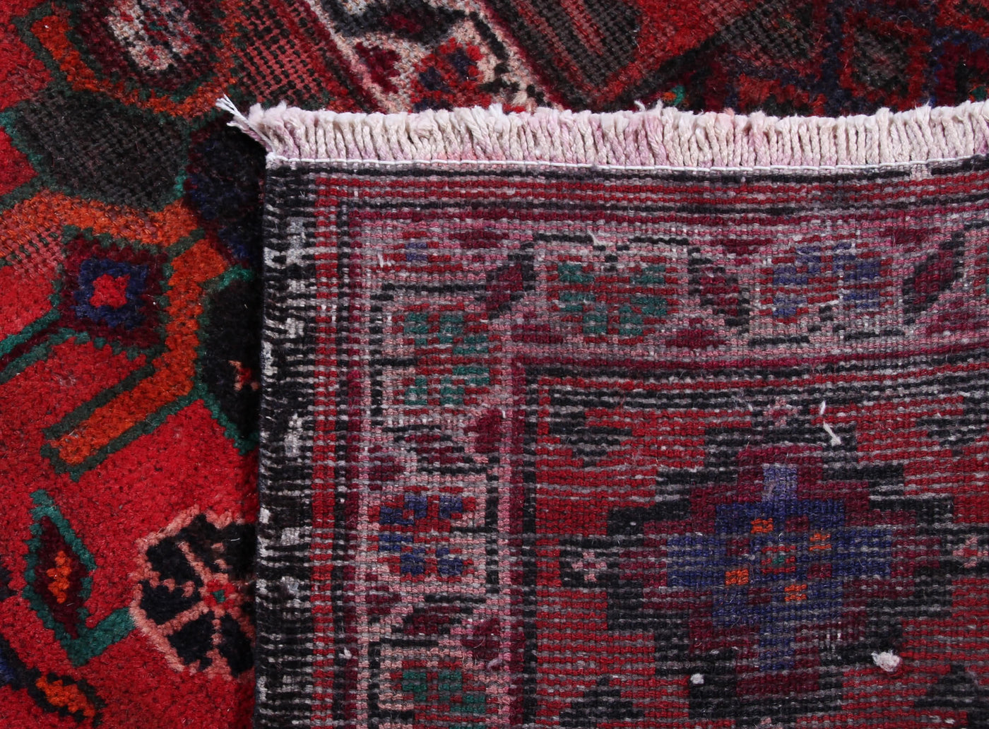 Vintage Baluchi Persian Rug – Obsidian Panel