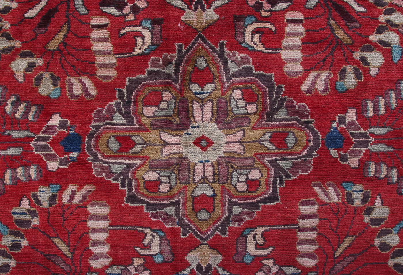 Vintage Lilian Persian Rug – Vermilion Blossom