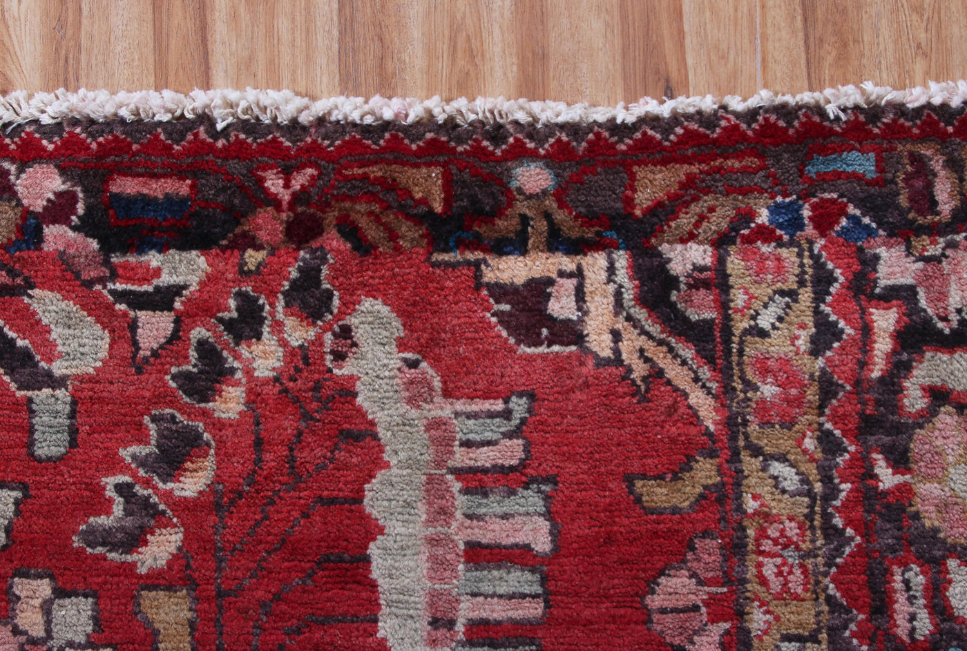 Vintage Lilian Persian Rug – Vermilion Blossom