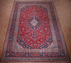 Kashan Persian Rug, 293 X 396 cm room view