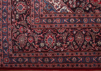 Mashad Persian Rug, 295 x 380 cm border detail