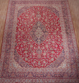 Mashad Persian Rug, 285 x 382 cm full rug view
