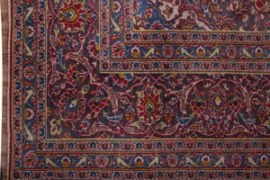 Mashad Persian Rug, 290 x 390 cm border detail