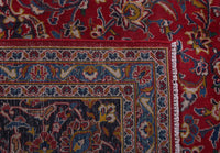 Mashad Persian Rug, 290 x 390 cm corner detail