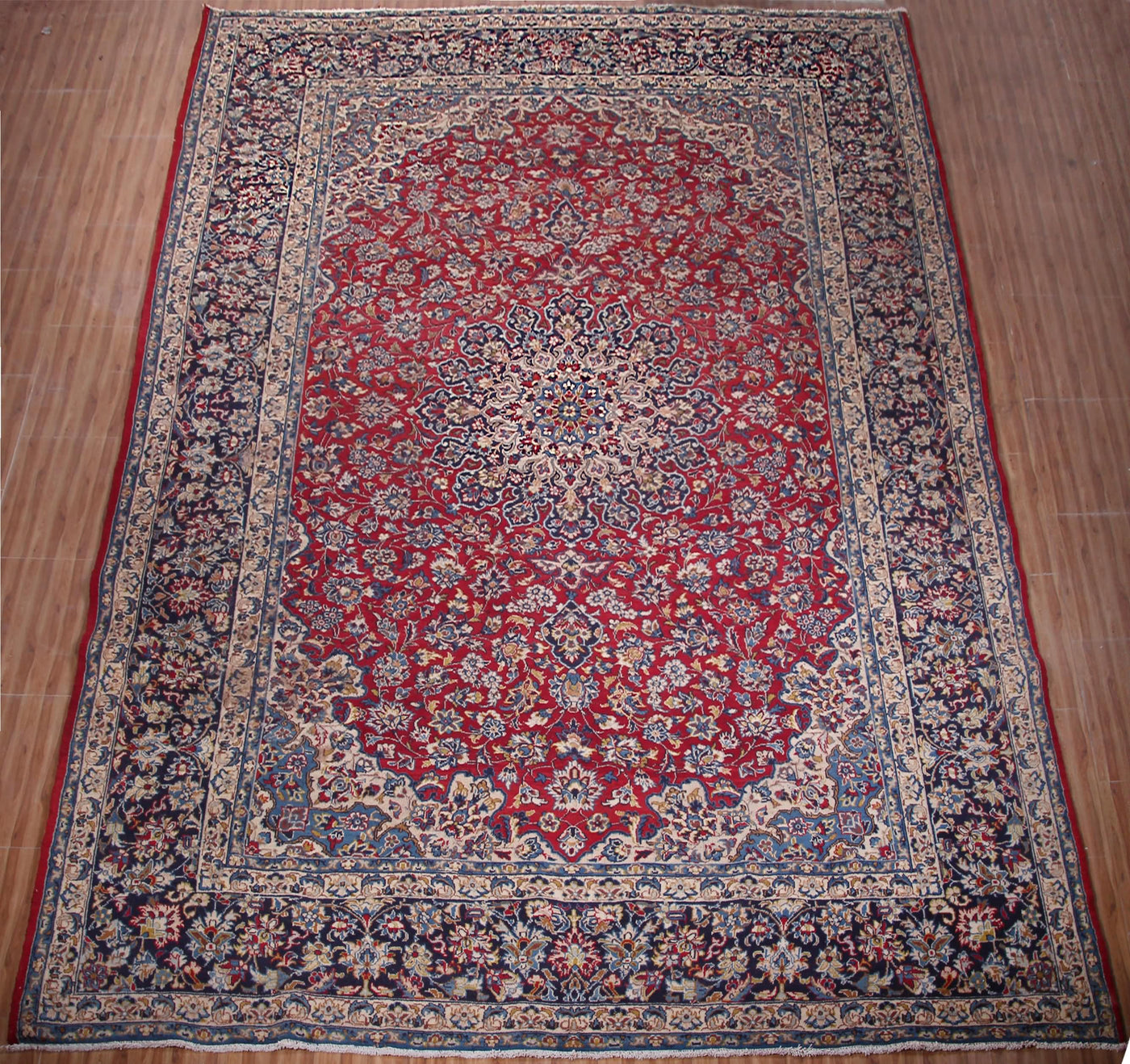 Vintage Najafabad Persian Rug – Sangria Caravan