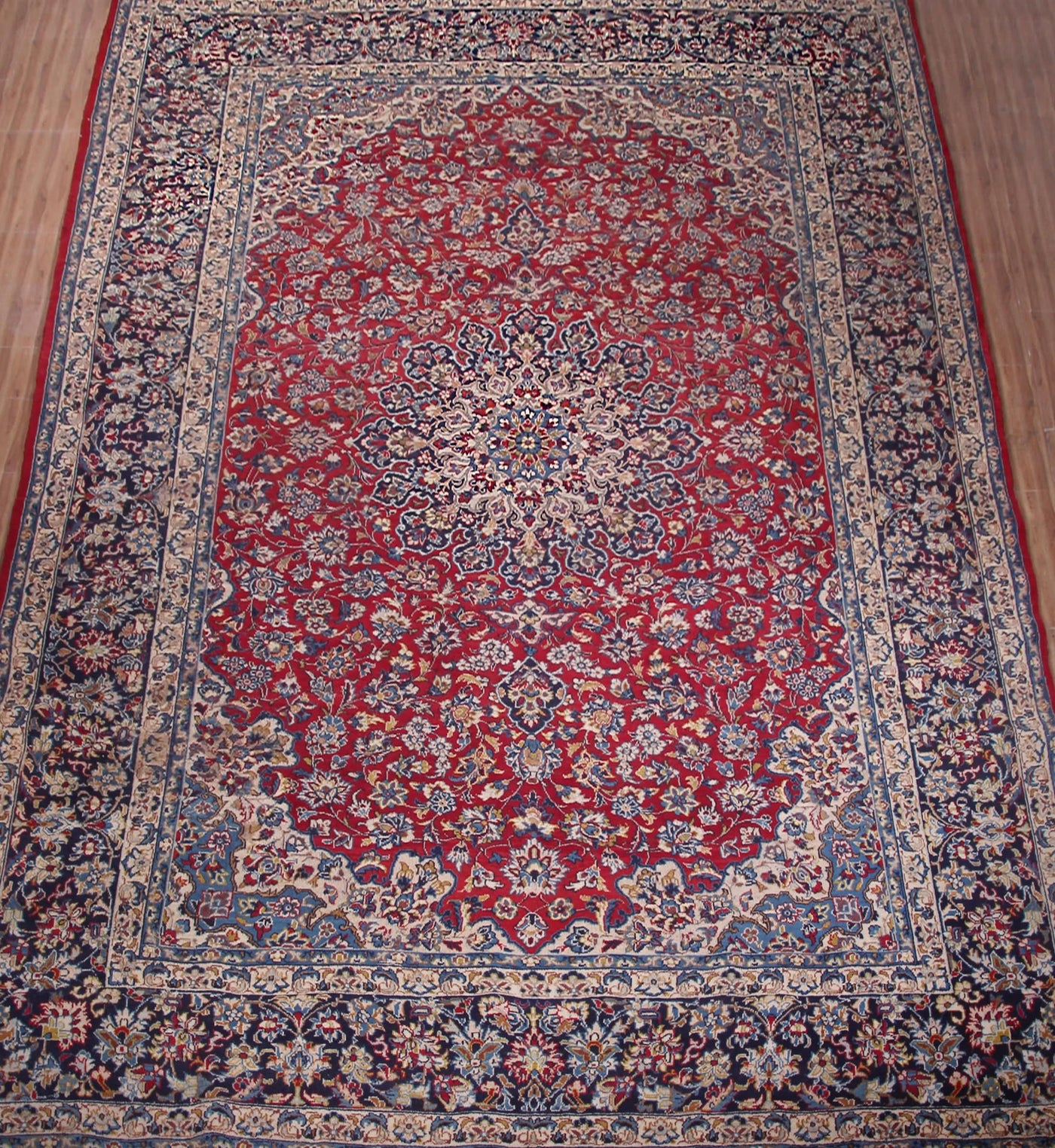 Vintage Najafabad Persian Rug – Sangria Caravan