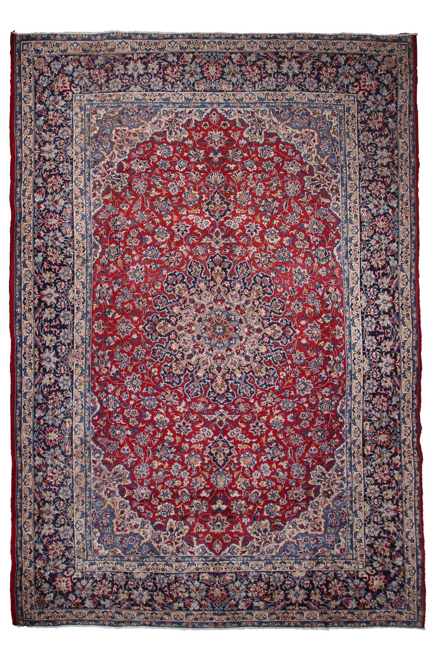 Vintage Najafabad Persian Rug – Sangria Caravan