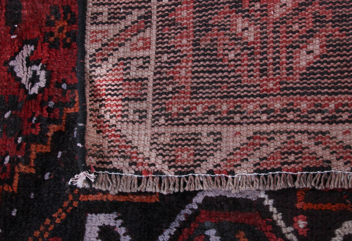 Vintage Shiraz Persian Rug – Midnight Triptych