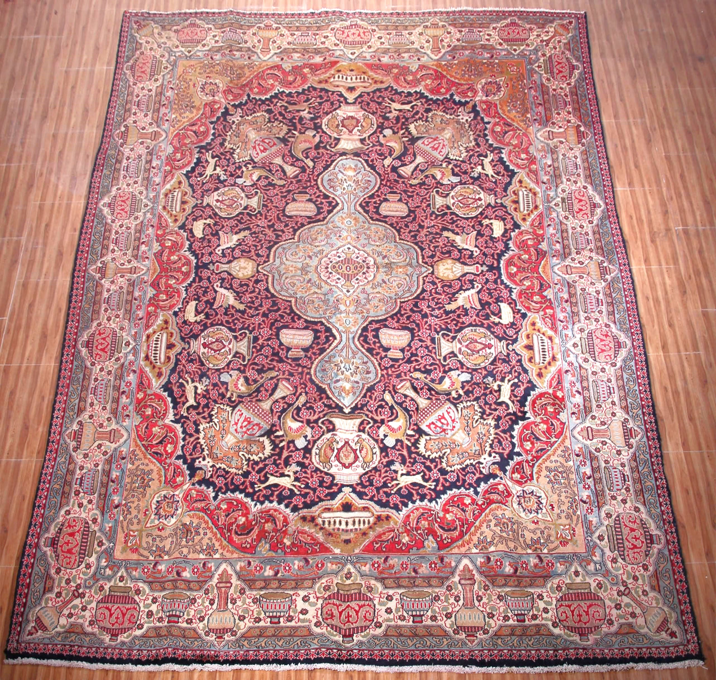 Kashmar Persian rug in room setting