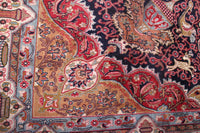 Kashmar Persian rug pattern close up