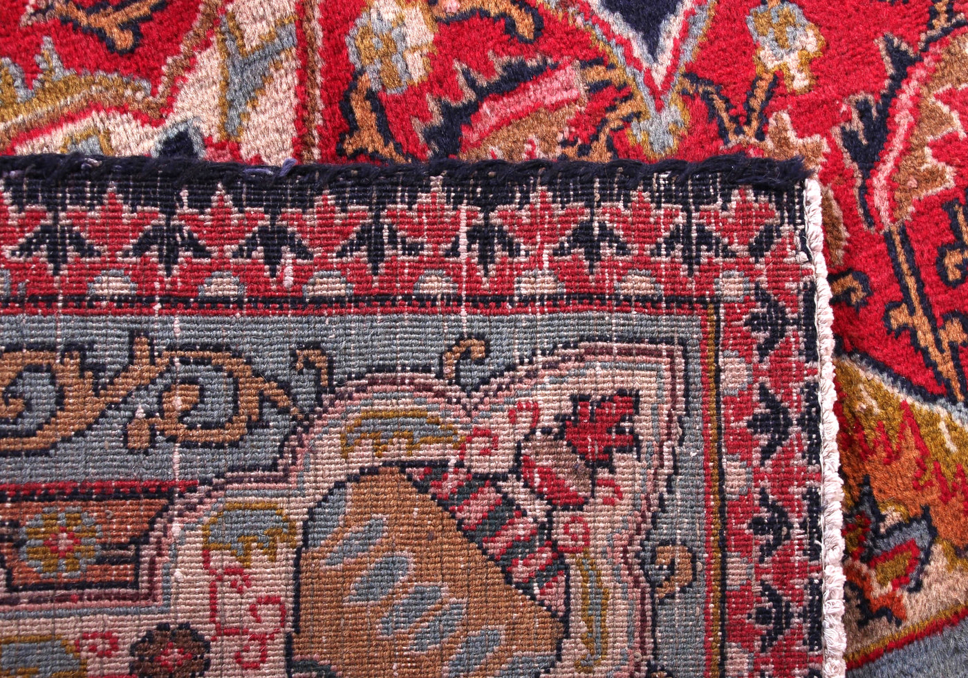 Kashmar Persian rug wool pile and weave