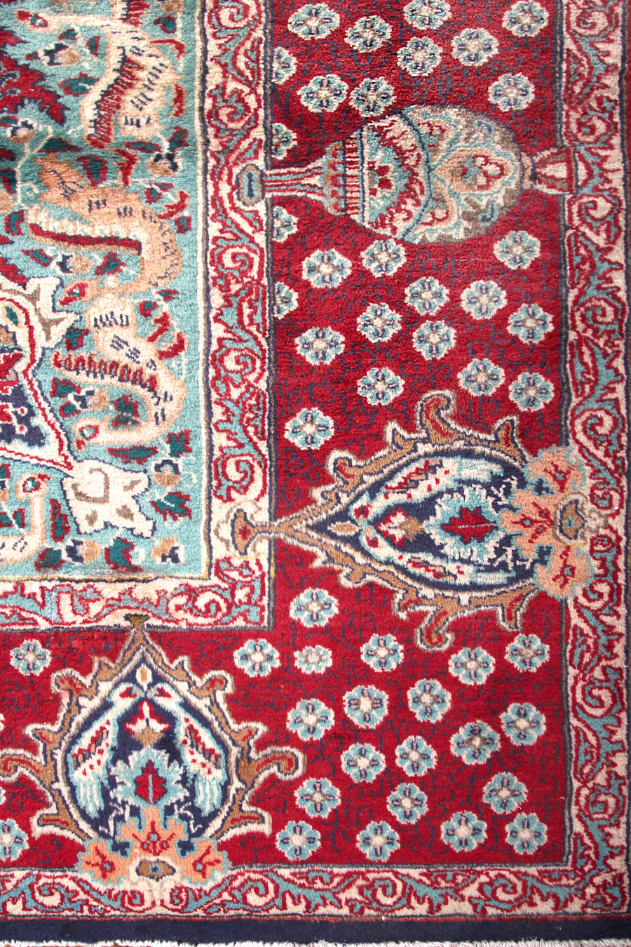 Kashmar Persian Rug – Crimson Herati