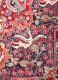 Kashmar Persian Rug – Crimson Herati