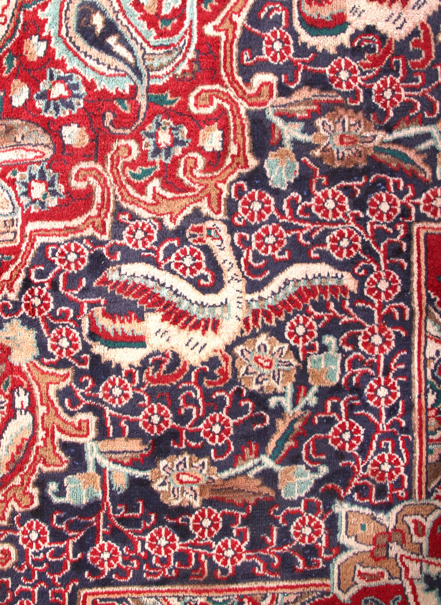 Kashmar Persian Rug – Crimson Herati
