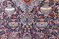 Kashmar Persian Rug, 292 x 380 cm hand knotted vintage wool floral pattern detail
